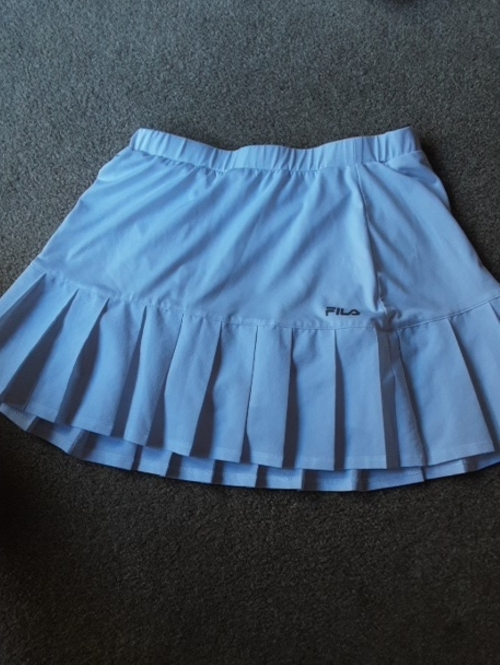 FILA Sky White Pleated Tennis Skort